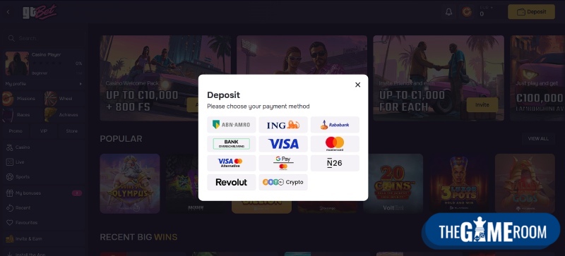 Storten bij illegaal online casino